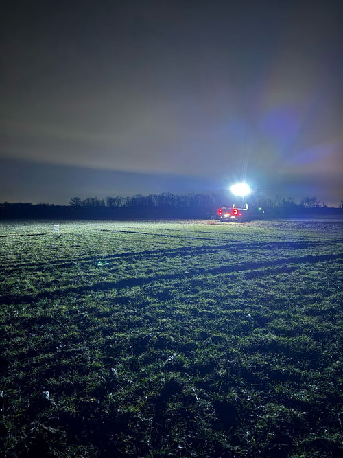 12 Foot Set of 2 Truck Bed Mounted Light Towers 46,400 Lumens