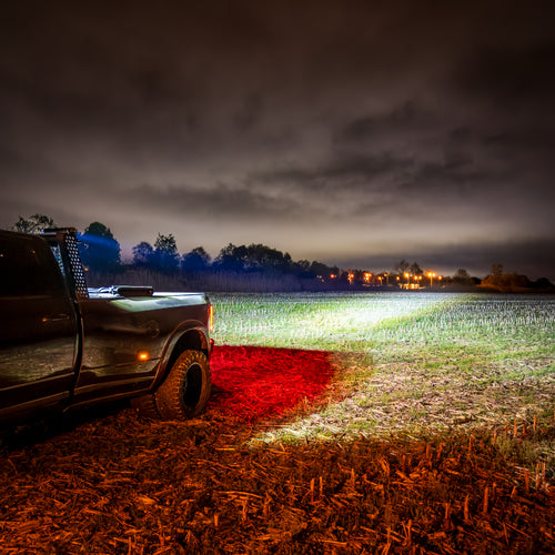 12 Foot Set of 2 Truck Bed Mounted Light Towers 46,400 Lumens